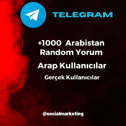  Telegram Arabistan Random Yorum  Arap Kullanıcılar